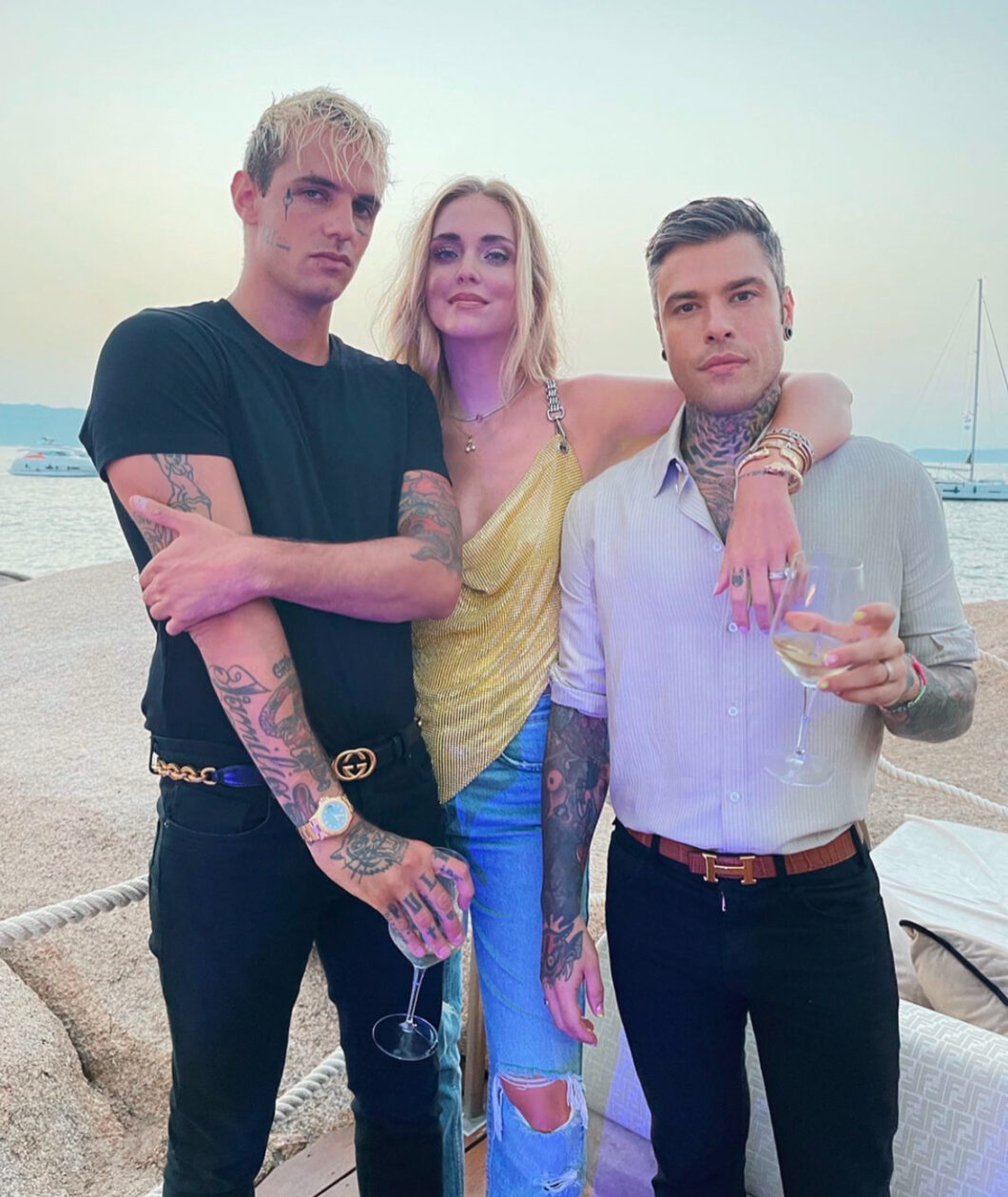 Achille Lauro, Chiara Ferragni e Fedez