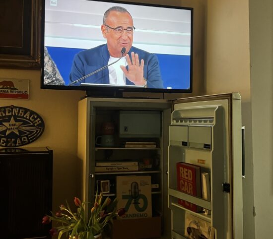 Carlo Conti in conferenza stampa