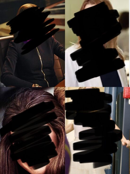 4 donne insopportabili con il viso coperto ... per scoprire chi sono bisogna leggere l'articolo.